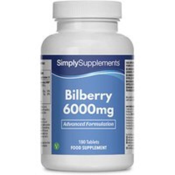 Bilberry Plus 6000mg (180 Tablets)