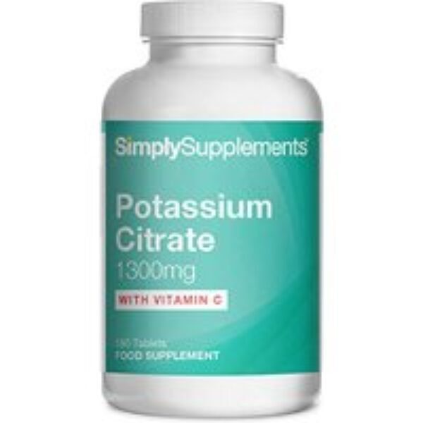 Potassium 1300mg Vitamin C (180 Tablets)