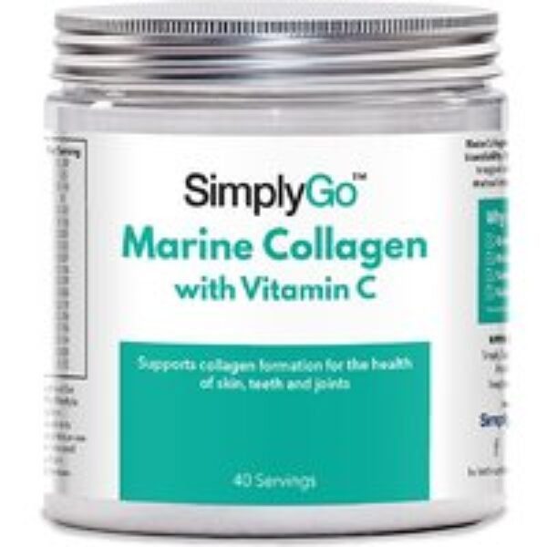 Simplygo Marine Collagen Vitamin C (200 g Powder)