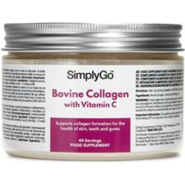 Simplygo Bovine Collagen Vitamin C (200 g Powder)