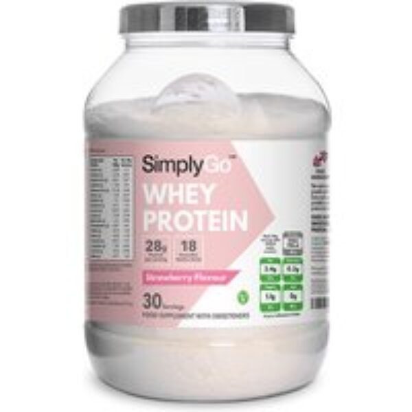 Strawberry Whey Protein Powder (900 g Protein Powder)