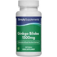 Ginkgo Biloba 1500mg (360 Tablets)