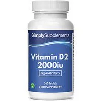Vitamin D2 2000iu (360 Tablets)