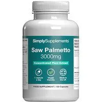 Saw Palmetto Extract 3000mg (180 Capsules)