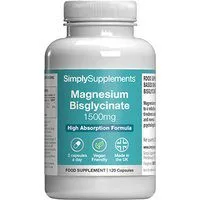 Magnesium Bisglycinate 1500mg (120 Capsules)